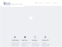Tablet Screenshot of hogan-associates.com